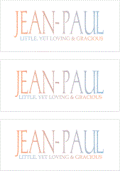 COMPATIBLE NAMES -- REWARD FOR DONATIONS: LETTER "J"