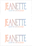 COMPATIBLE NAMES -- REWARD FOR DONATIONS: LETTER "J"