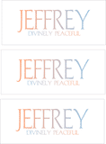 A REWARD FOR DONATIONS -- FIRST NAMES: LETTER "J"
