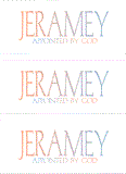 COMPATIBLE NAMES -- REWARD FOR DONATIONS: LETTER "J"