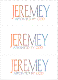 COMPATIBLE NAMES -- REWARD FOR DONATIONS: LETTER "J"