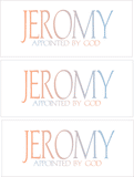 A REWARD FOR DONATIONS -- FIRST NAMES: LETTER "J"