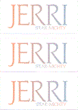 A REWARD FOR DONATIONS -- FIRST NAMES: LETTER "J"