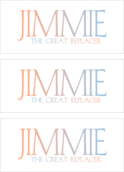 A REWARD FOR DONATIONS -- FIRST NAMES: LETTER "J"