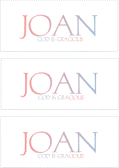 COMPATIBLE NAMES -- REWARD FOR DONATIONS: LETTER "J"