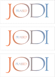A REWARD FOR DONATIONS -- FIRST NAMES: LETTER "J"