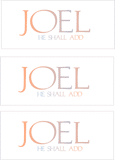 A REWARD FOR DONATIONS -- FIRST NAMES: LETTER "J"