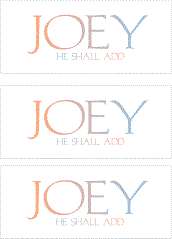COMPATIBLE NAMES -- REWARD FOR DONATIONS: LETTER "J"