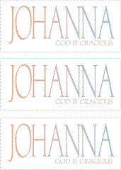 COMPATIBLE NAMES -- REWARD FOR DONATIONS: LETTER "J"
