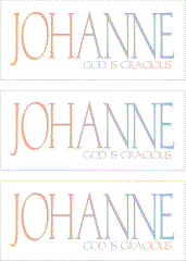COMPATIBLE NAMES -- REWARD FOR DONATIONS: LETTER "J"