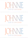 COMPATIBLE NAMES -- REWARD FOR DONATIONS: LETTER "J"
