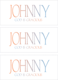 A REWARD FOR DONATIONS -- FIRST NAMES: LETTER "J"