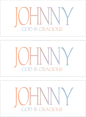 COMPATIBLE NAMES -- REWARD FOR DONATIONS: LETTER "J"