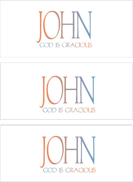 A REWARD FOR DONATIONS -- FIRST NAMES: LETTER "J"