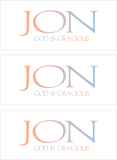 A REWARD FOR DONATIONS -- FIRST NAMES: LETTER "J"