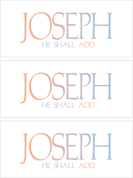 A REWARD FOR DONATIONS -- FIRST NAMES: LETTER "J"