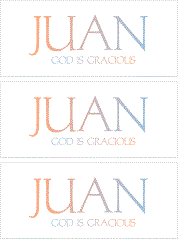 COMPATIBLE NAMES -- REWARD FOR DONATIONS: LETTER "J"