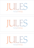 A REWARD FOR DONATIONS -- FIRST NAMES: LETTER "J"