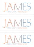 A REWARD FOR DONATIONS -- FIRST NAMES: LETTER "J"