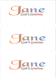 COMPATIBLE NAMES -- REWARD FOR DONATIONS: LETTER "J"
