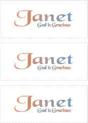 COMPATIBLE NAMES -- REWARD FOR DONATIONS: LETTER "J"