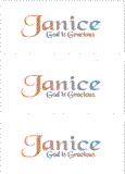 COMPATIBLE NAMES -- REWARD FOR DONATIONS: LETTER "J"