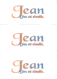 A REWARD FOR DONATIONS -- FIRST NAMES: FRENCH "J,K,T"