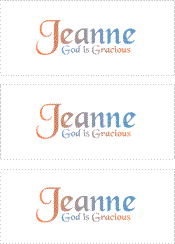 COMPATIBLE NAMES -- REWARD FOR DONATIONS: LETTER "J"