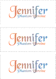 A REWARD FOR DONATIONS -- FIRST NAMES: LETTER "J"