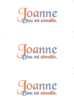 COMPATIBLE NAMES -- REWARD FOR DONATIONS: FRENCH "J, K, T"