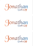 A REWARD FOR DONATIONS -- FIRST NAMES: LETTER "J"