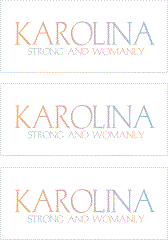 A REWARD FOR DONATIONS: FIRST NAME: LETTER "K"