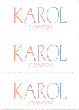 A REWARD FOR DONATIONS: FIRST NAME: LETTER "K"