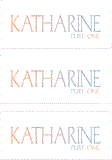 A REWARD FOR DONATIONS: FIRST NAME: LETTER "K"