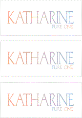 A REWARD FOR DONATIONS: FIRST NAME: LETTER "K"