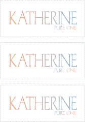 A REWARD FOR DONATIONS: FIRST NAME: LETTER "K"