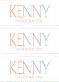 A REWARD FOR DONATIONS: FIRST NAME: LETTER "K"