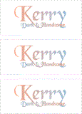 A REWARD FOR DONATIONS: FIRST NAME: LETTER "K"