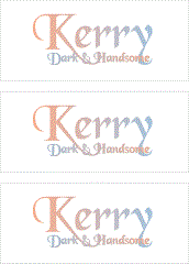 A REWARD FOR DONATIONS: FIRST NAME: LETTER "K"