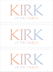 A REWARD FOR DONATIONS: FIRST NAME: LETTER "K"