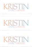 A REWARD FOR DONATIONS: FIRST NAME: LETTER "K"