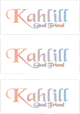 A REWARD FOR DONATIONS: FIRST NAME: LETTER "K"