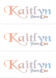 A REWARD FOR DONATIONS: FIRST NAME: LETTER "K"