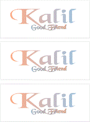 A REWARD FOR DONATIONS: FIRST NAME: LETTER "K"