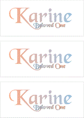 A REWARD FOR DONATIONS: FIRST NAME: LETTER "K"