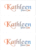 A REWARD FOR DONATIONS: FIRST NAME: LETTER "K"
