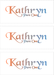A REWARD FOR DONATIONS: FIRST NAME: LETTER "K"