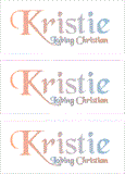 A REWARD FOR DONATIONS: FIRST NAME: LETTER "K"