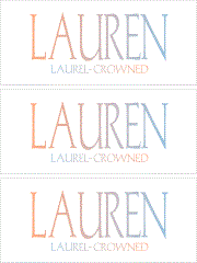 COMPATIBLE NAMES -- REWARD FOR DONATIONS: LETTER "L"