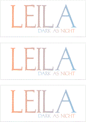 A REWARD FOR DONATIONS -- FIRST NAMES: FEMALE "L"
